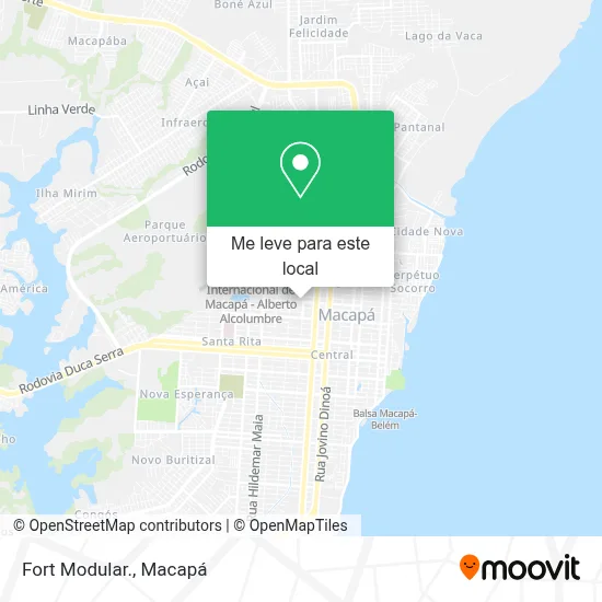 Fort Modular. mapa