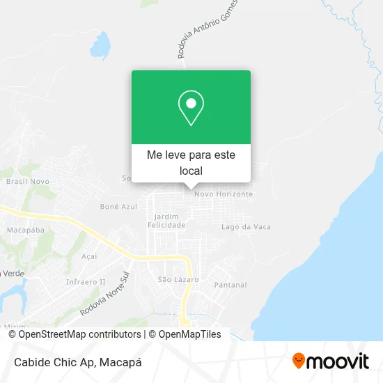 Cabide Chic Ap mapa