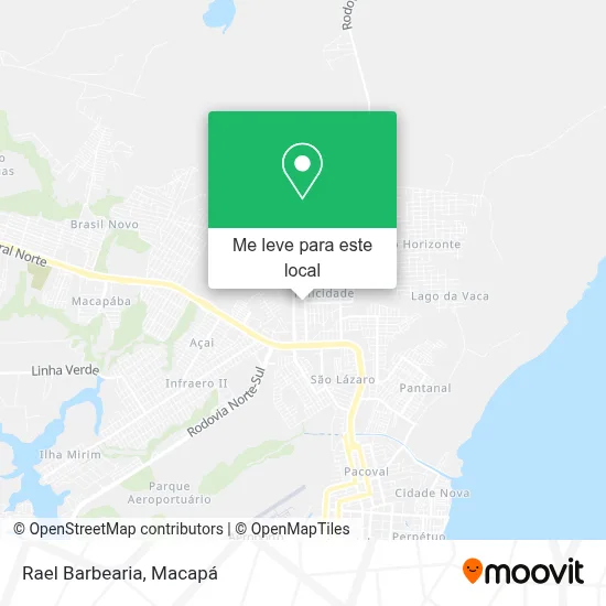 Rael Barbearia mapa