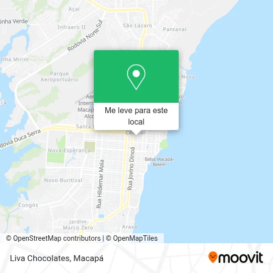 Liva Chocolates mapa