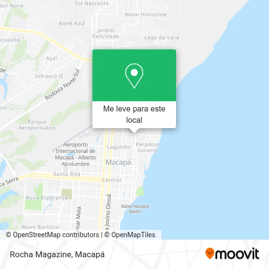 Rocha Magazine mapa