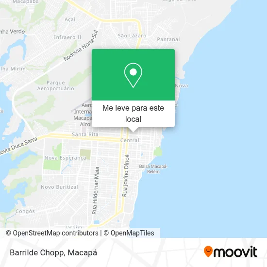 Barrilde Chopp mapa