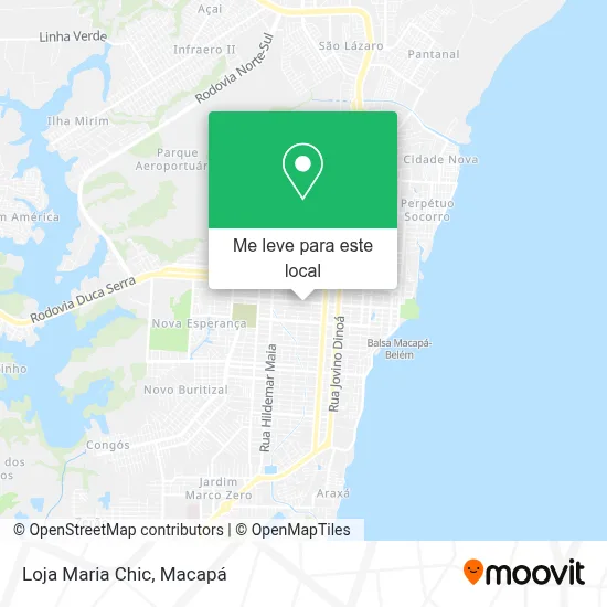 Loja Maria Chic mapa