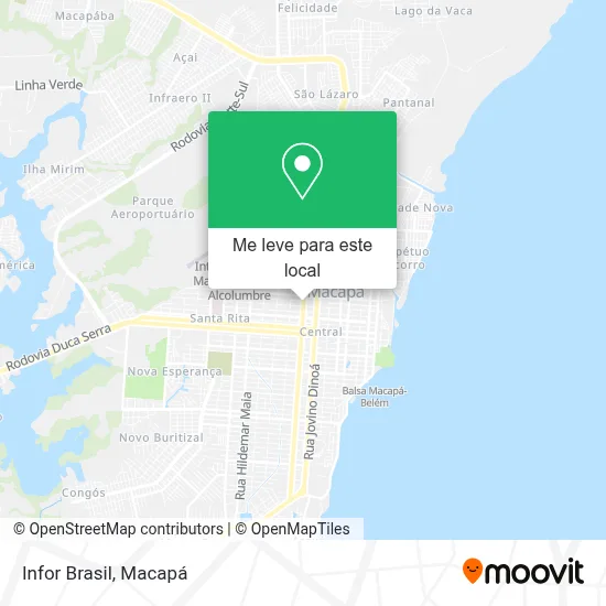 Infor Brasil mapa