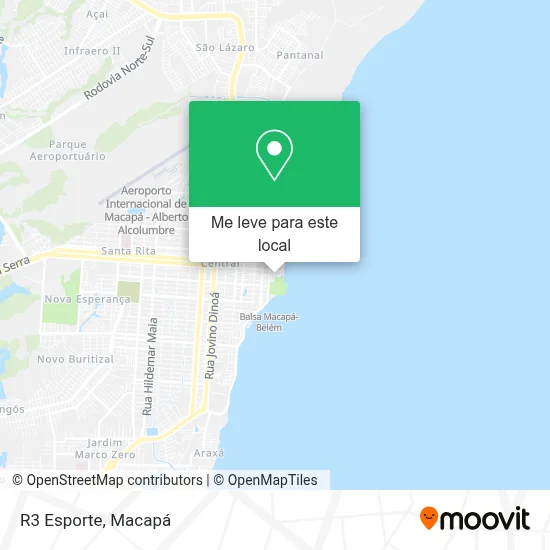 R3 Esporte mapa