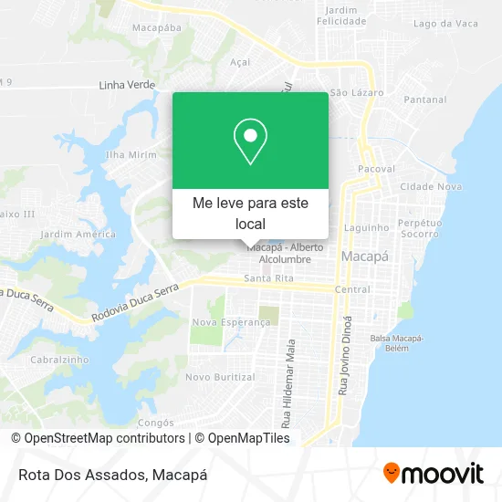 Rota Dos Assados mapa