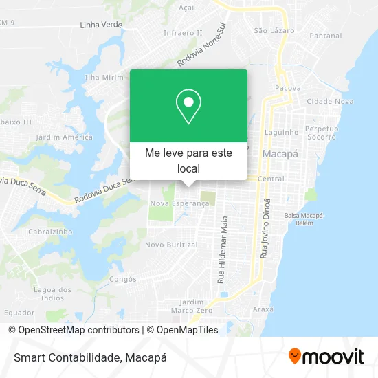Smart Contabilidade mapa