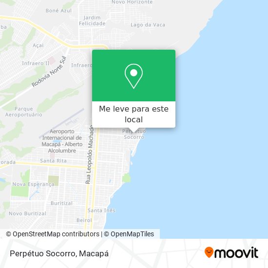 Perpétuo Socorro mapa