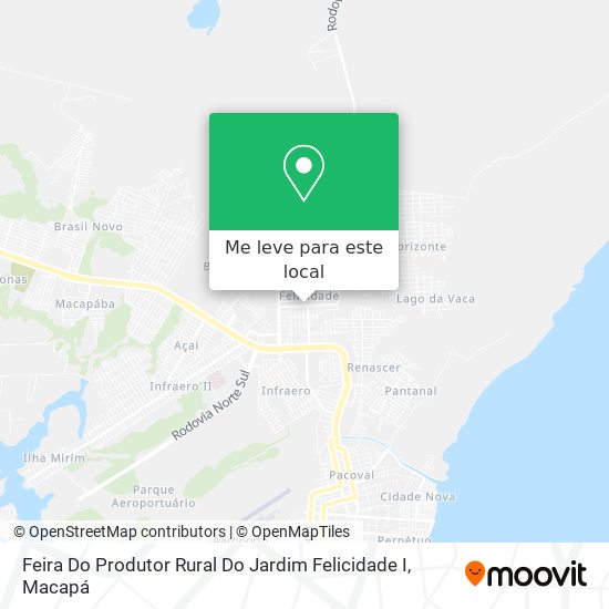 Feira Do Produtor Rural Do Jardim Felicidade I mapa