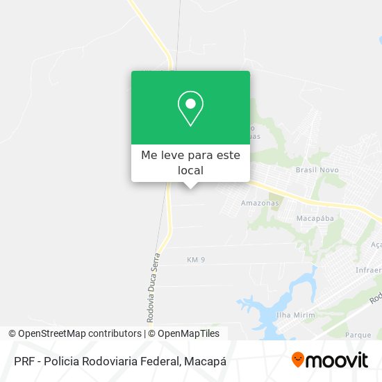 PRF - Policia Rodoviaria Federal mapa