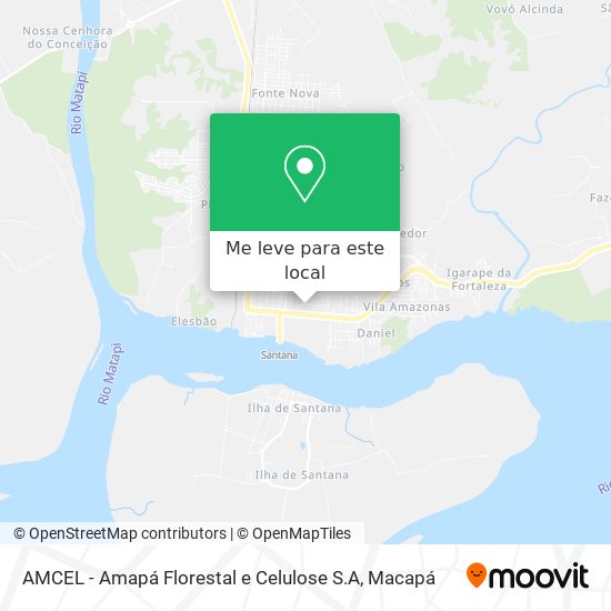 AMCEL - Amapá Florestal e Celulose S.A mapa