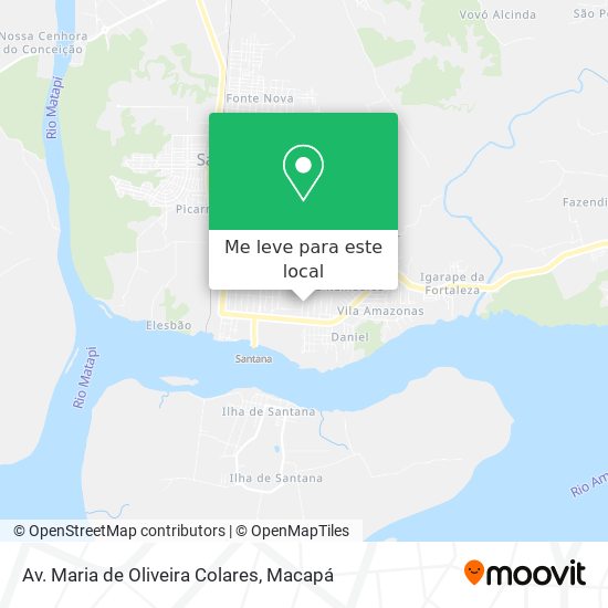 Av. Maria de Oliveira Colares mapa
