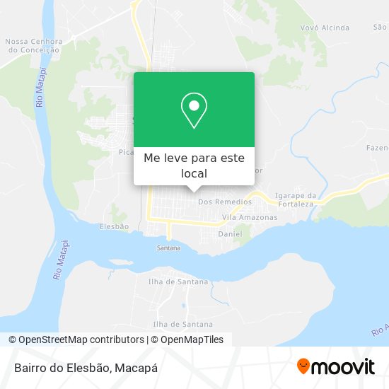 Bairro do Elesbão mapa