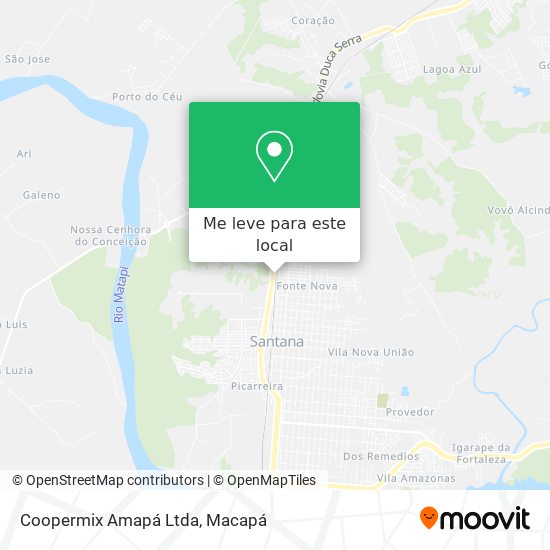 Coopermix Amapá Ltda mapa