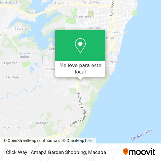 Click Way | Amapá Garden Shopping mapa