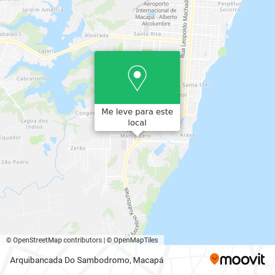 Arquibancada Do Sambodromo mapa