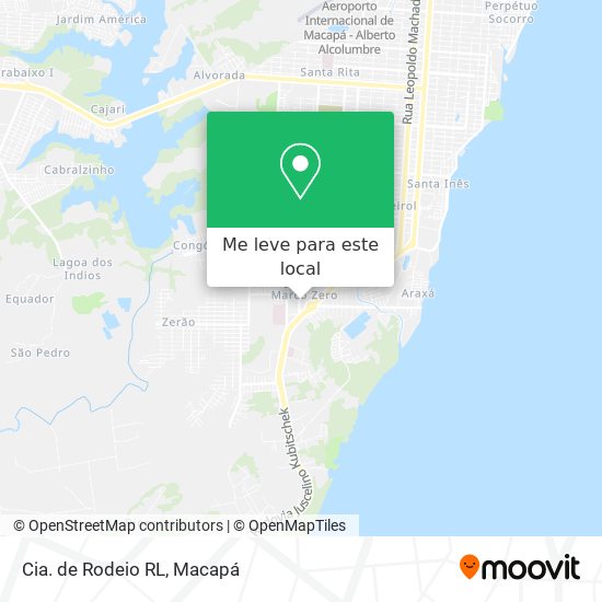 Cia. de Rodeio RL mapa