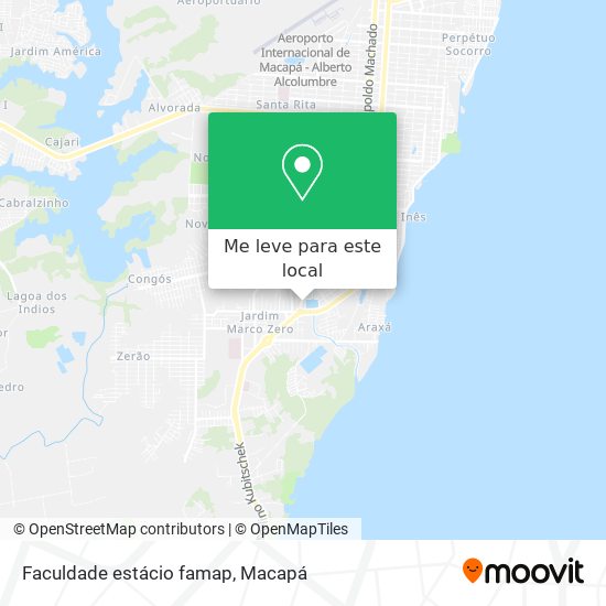 Faculdade estácio famap mapa