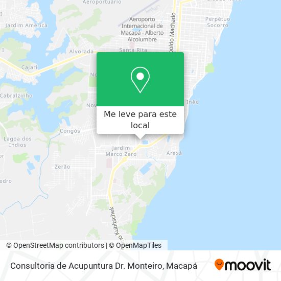 Consultoria de Acupuntura Dr. Monteiro mapa