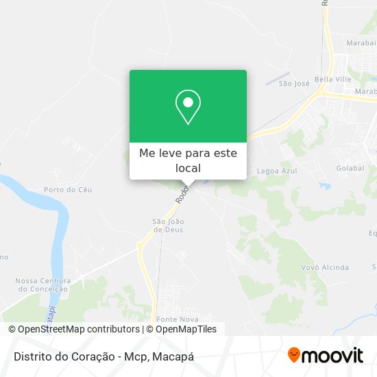 Distrito do Coração - Mcp mapa