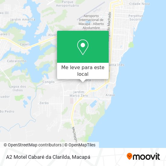 A2 Motel Cabaré da Clarilda mapa