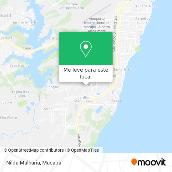 Nilda Malharia mapa