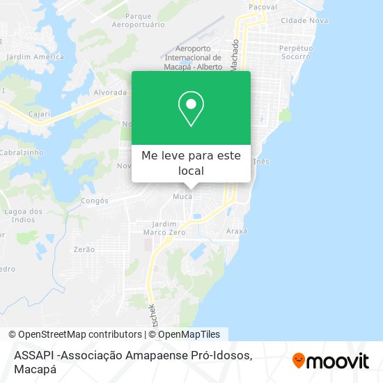 ASSAPI -Associação Amapaense Pró-Idosos mapa