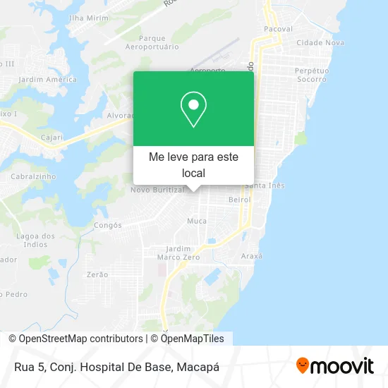 Rua 5, Conj. Hospital De Base mapa