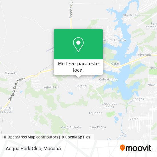 Acqua Park Club mapa