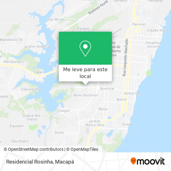 Residencial Rosinha mapa