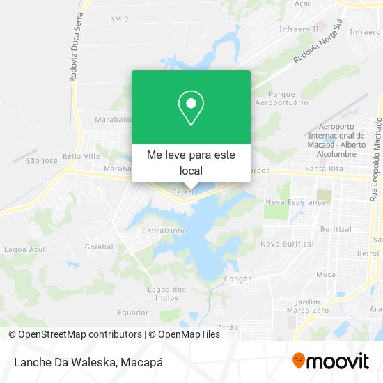Lanche Da Waleska mapa