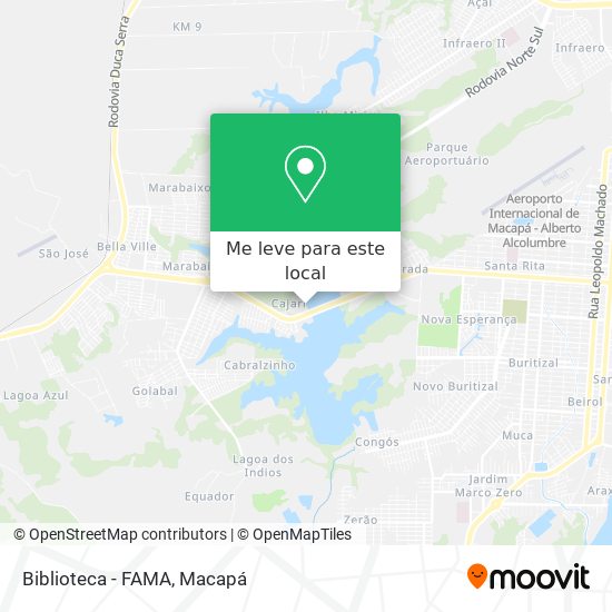 Biblioteca - FAMA mapa