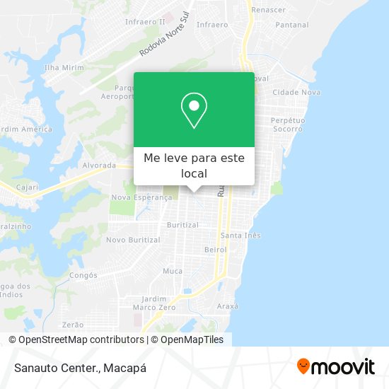 Sanauto Center. mapa