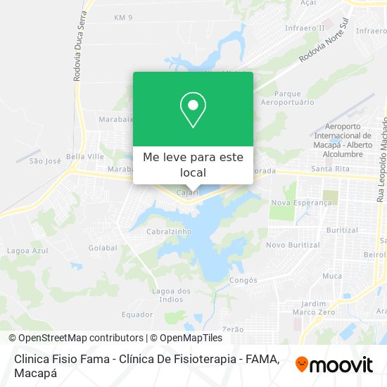 Clinica Fisio Fama - Clínica De Fisioterapia - FAMA mapa