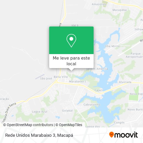 Rede Unidos Marabaixo 3 mapa