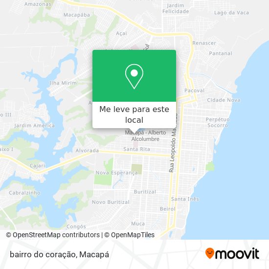 bairro do coração mapa