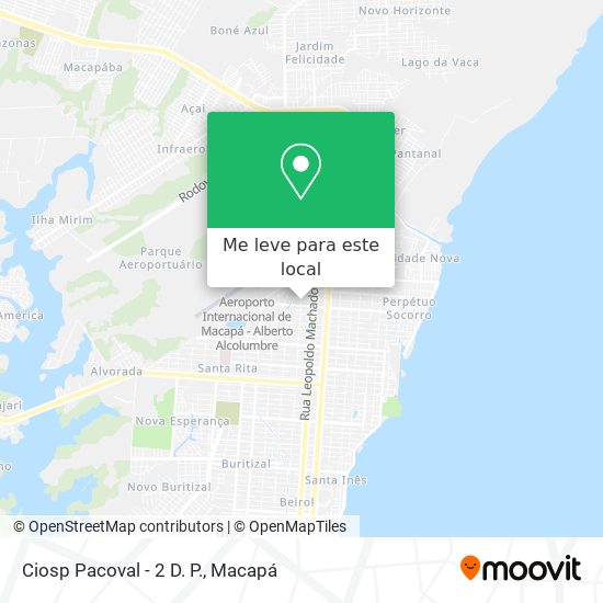 Ciosp Pacoval -  2 D. P. mapa
