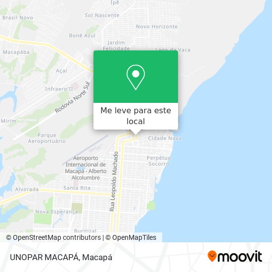 UNOPAR MACAPÁ mapa