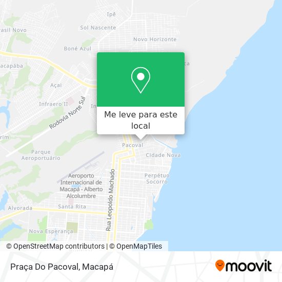 Praça Do Pacoval mapa