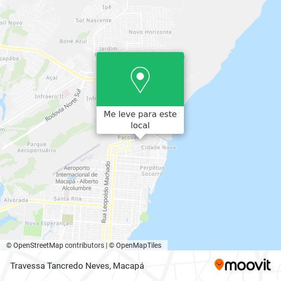 Travessa Tancredo Neves mapa