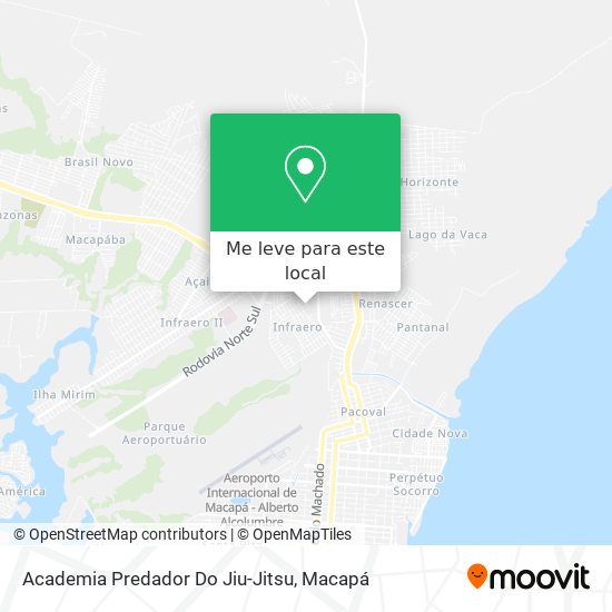 Academia Predador Do Jiu-Jitsu mapa