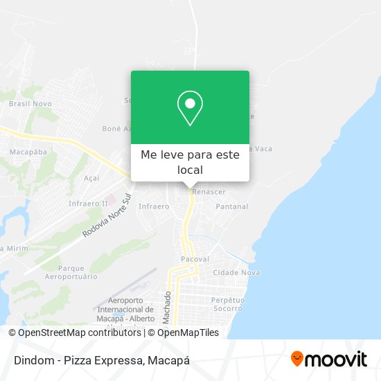 Dindom - Pizza Expressa mapa