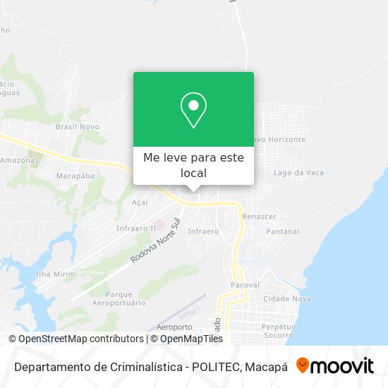 Departamento de Criminalística - POLITEC mapa