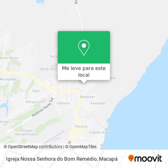 Igreja Nossa Senhora do Bom Remédio mapa