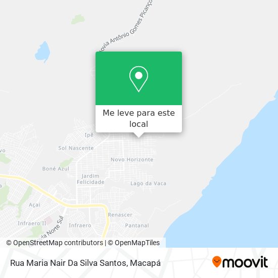 Rua Maria Nair Da Silva Santos mapa