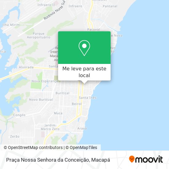 Praça Nossa Senhora da Conceição mapa