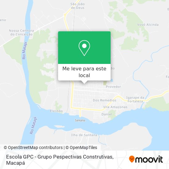 Escola GPC - Grupo Pespectivas Construtivas mapa