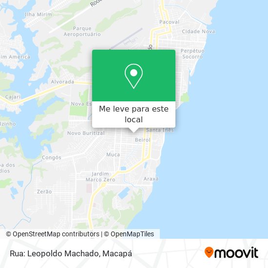 Rua: Leopoldo Machado mapa