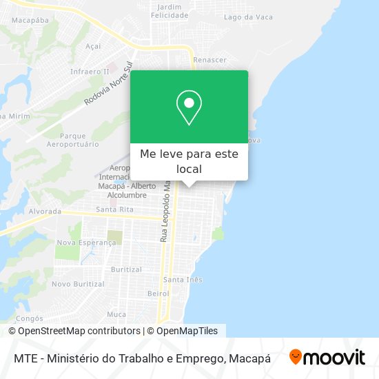 MTE - Ministério do Trabalho e Emprego mapa