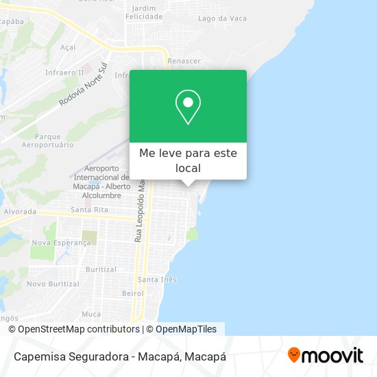 Capemisa Seguradora - Macapá mapa